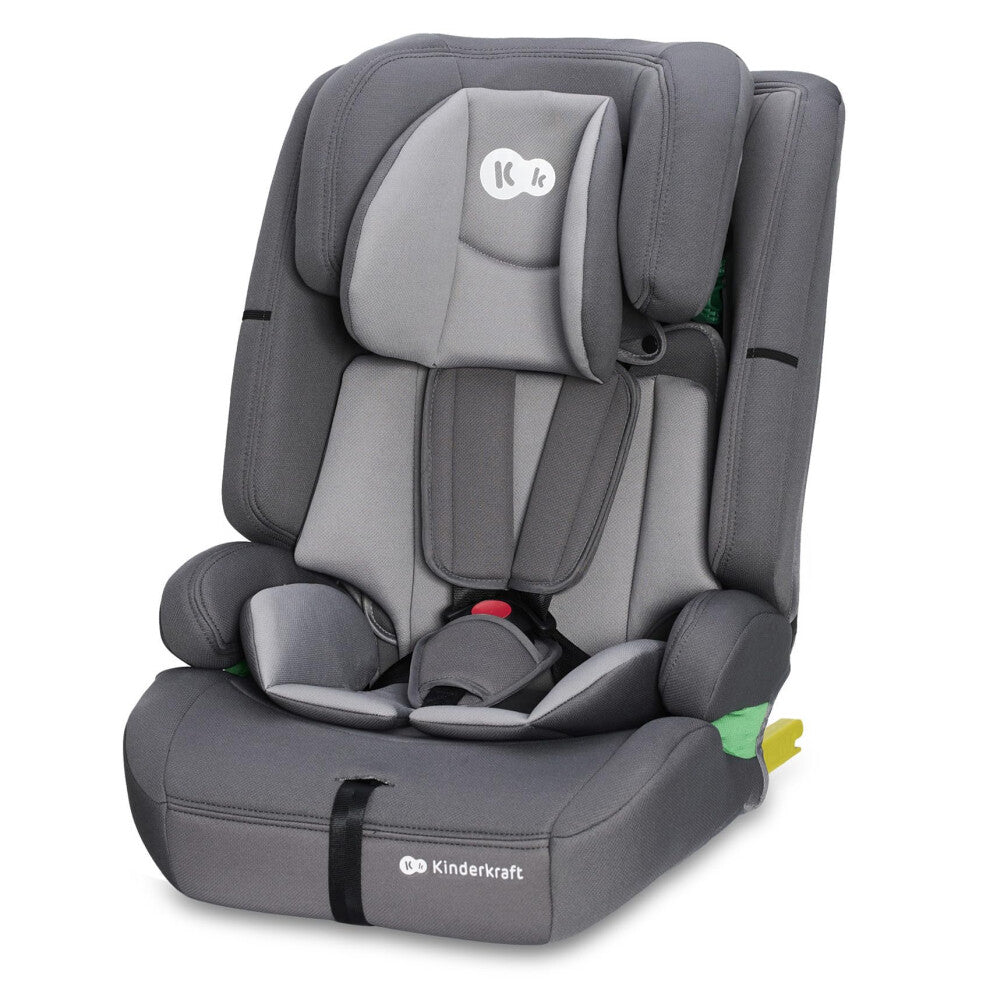 Kinderkraft Safety FIX2 I-Size 76-150 cm Car Seat, 15 Months - 12 Years, Booster Child Seat, Isofix, Top Tether, Adjustable Headrest, Group 1-2-3,