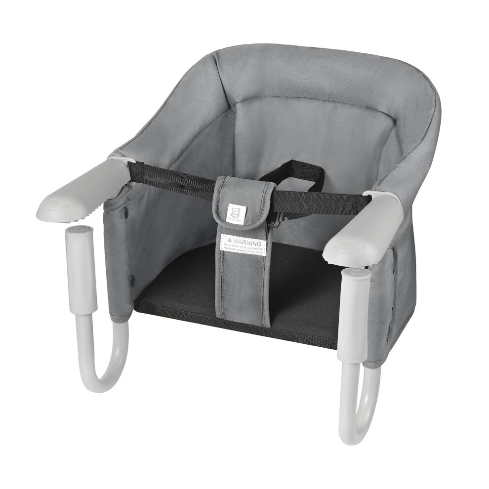 PandaEar Hook On High Chair| Portable Baby Clip On High Chair to Table Table High Chair Baby Eating Chair Booster Seat for Dining, Grey
