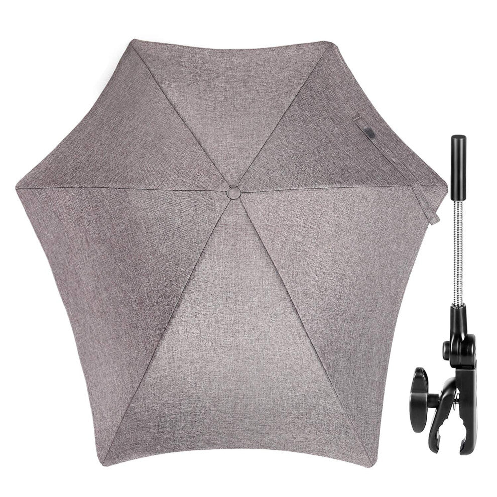 ZjRight Pram Parasol,Baby Strollers Umbrella, 70cm Universal Parasol Umbrella, 50+ UV Baby and Infant Sun Protection Umbrella for Pram, Stroller,