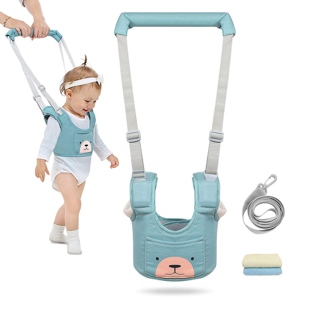 XIXIAMI Baby Harness for Walking Adjustable Baby Walker Toddlers Reins Walking Assistant Baby Walking Aid 3-in-1 Hand-held Childs Safety Harness for