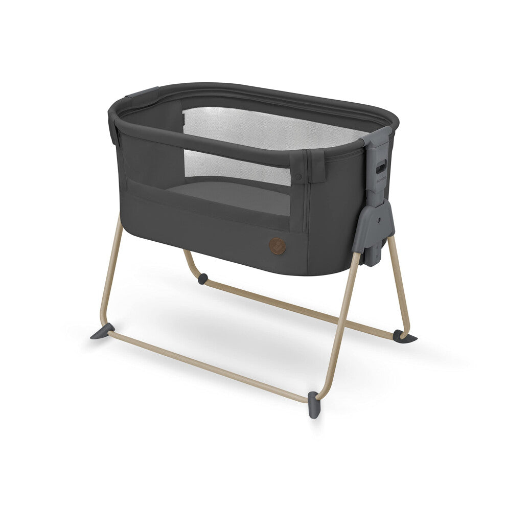 Maxi-Cosi Tori 2-in-1 Co-Sleeper, Bedside Crib, 0 - 6 Months, 0 - 9 kg, Ultra-Compact Fold, Lightweight, 5 Height Positions, Portable Co-Sleeper with