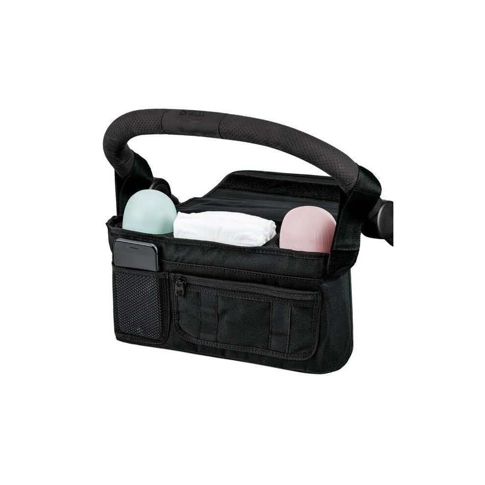 HOFISH 2 in 1 Baby Stroller Organizer & Portable Baby Bag?Neoprene Material Diaper Storage & Adjustable Straps,Safe & Secure,Universal Accessories