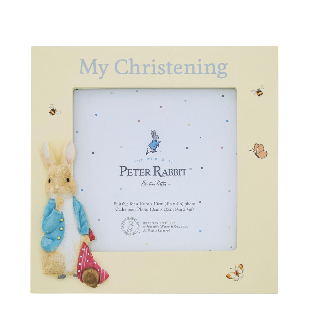 Beatrix Potter Peter Christening Photo Frame Photo Frame