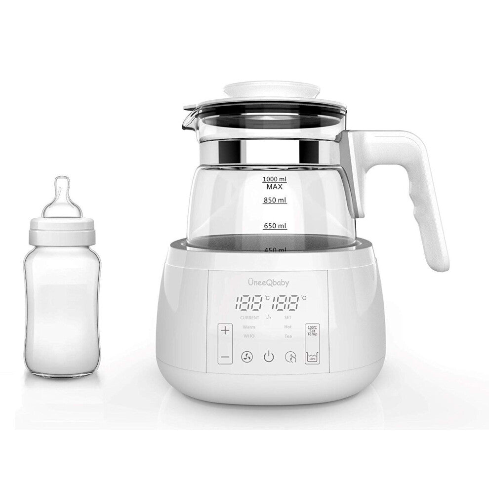 ?neeQbaby PerfectTemp Baby Bottle Maker, 24hr Temp-Controlled Formula Maker, 2-Minute Prep, Totally Silent, Ideal for Night Feeds, Night light edition