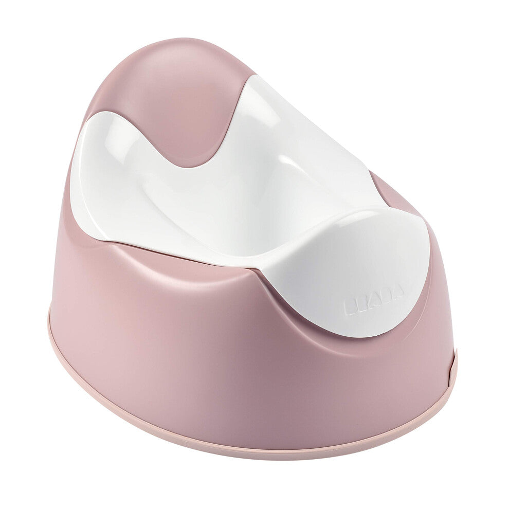 B?ABA - Baby's Training Potty - Ergonomic Baby Potty - Non-slip - Hygienic - Easy care - Handgrips on the seat - Made In France - Pink