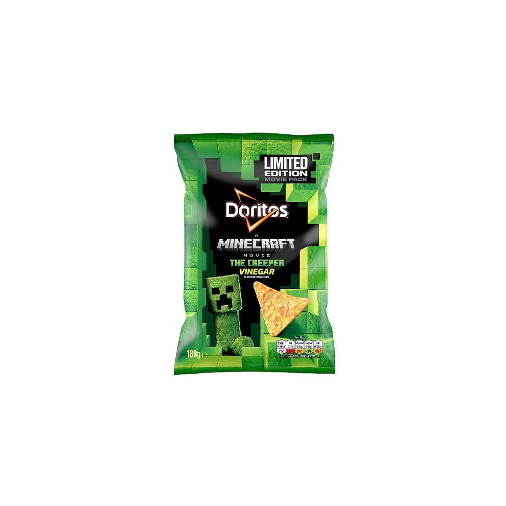 Doritos Zingy Salt&VinegarTortillaChipsSharingBagCrisps180g(Packof12)