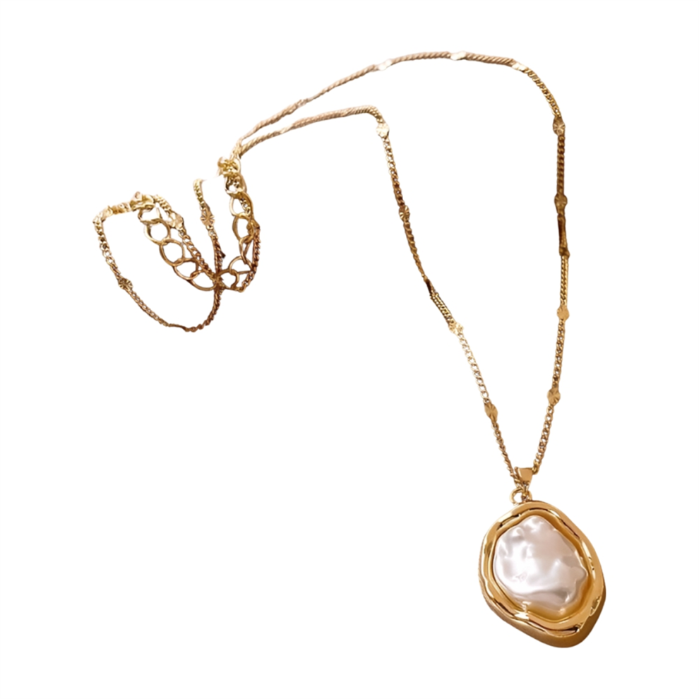 Irregular Pearl Necklace Necklace Light Luxury Nic