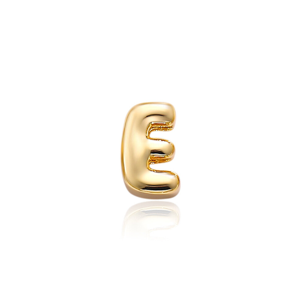 (Golden letter E) Personalized design of an English name letter necklace collarbone chain accessory