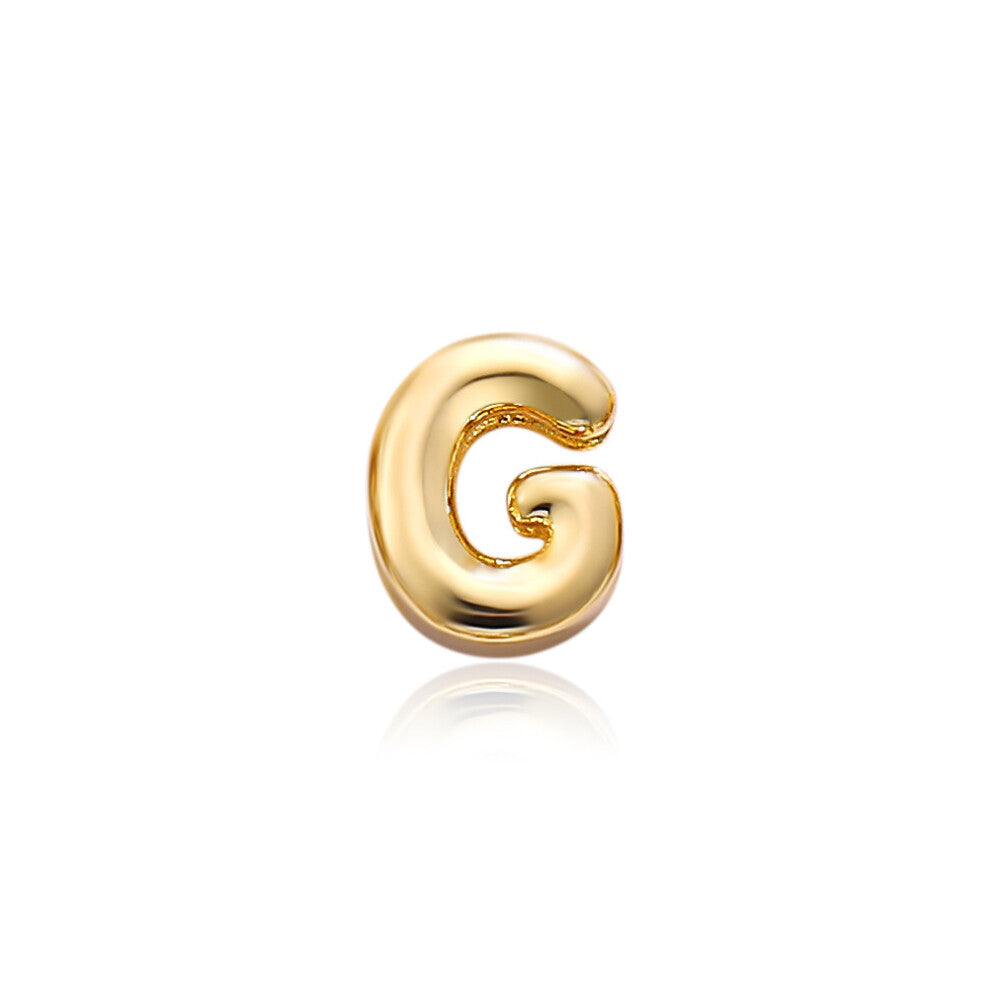 (Golden letter G) Personalized design of an English name letter necklace collarbone chain accessory