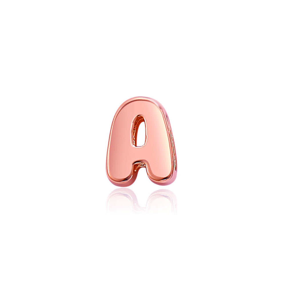 (Rose gold letters) Personalized design of an English name letter necklace collarbone chain accessory