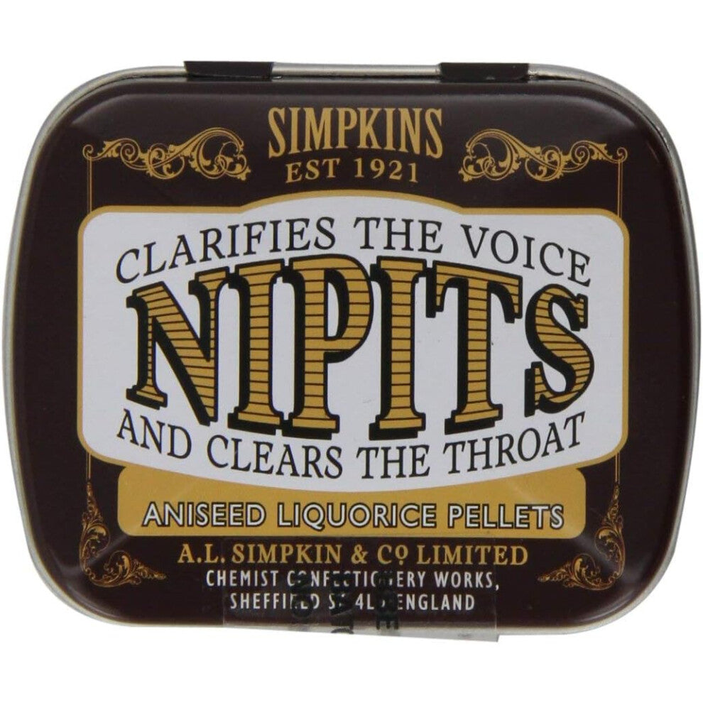 Simpkins Nipits Menthol Liquorice Pellets 12g
