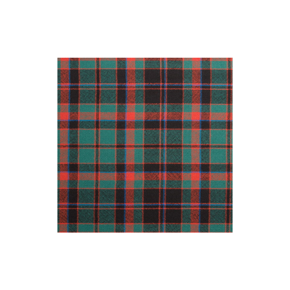 (Buchan Ancient) 100% Wool Scottish Made To Order Tartan T Bar Cufflinks - A-C TARTANS