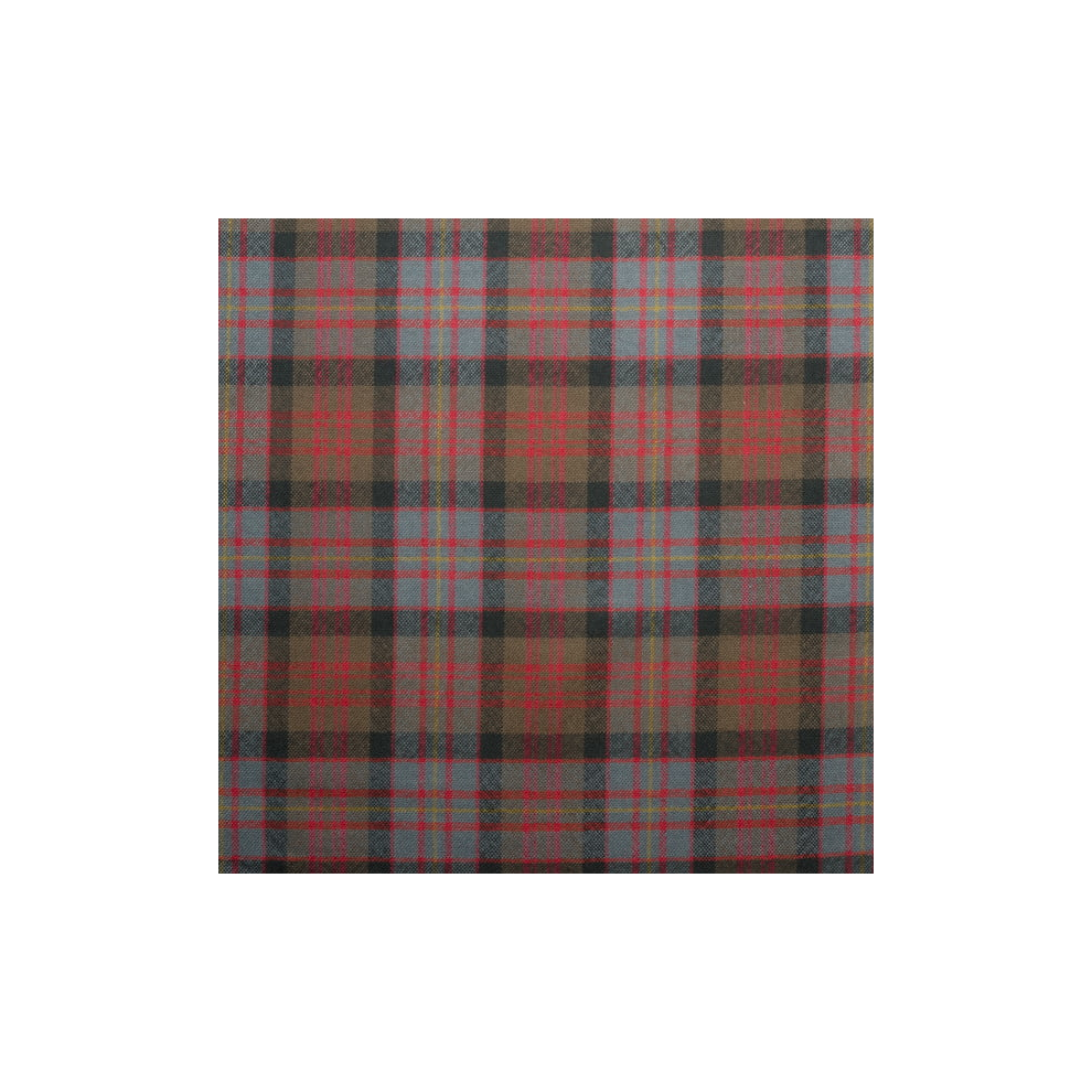 (Cameron Erracht Weathered) 100% Wool Scottish Made To Order Tartan T Bar Cufflinks - A-C TARTANS