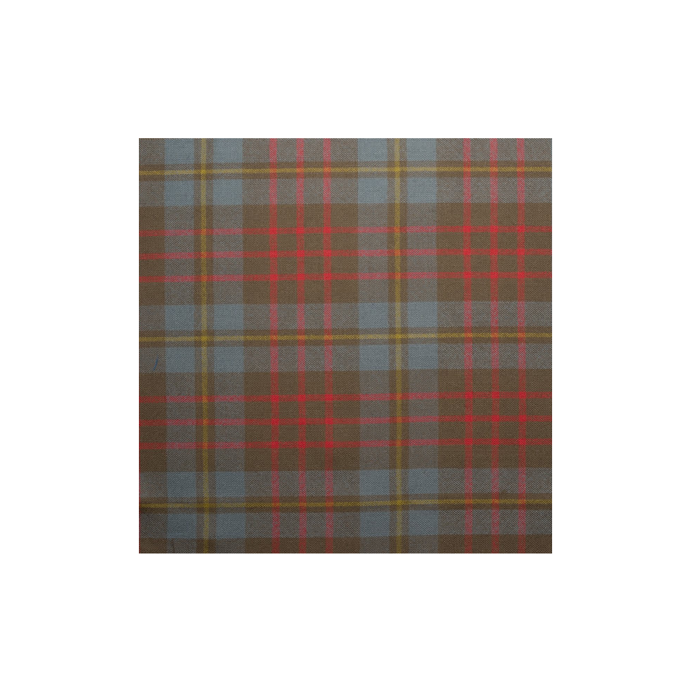 (Cameron Hunting Weathered) 100% Wool Scottish Made To Order Tartan T Bar Cufflinks - A-C TARTANS