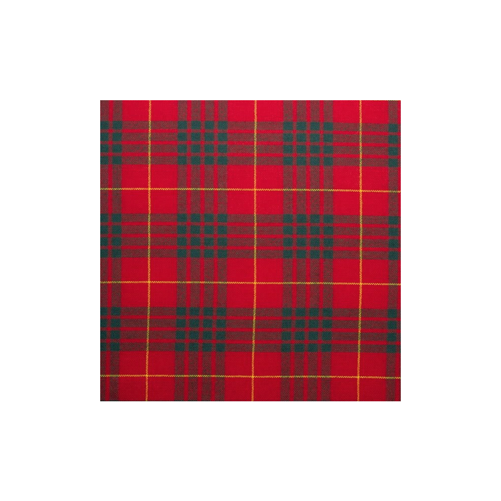 (Cameron Modern) 100% Wool Scottish Made To Order Tartan T Bar Cufflinks - A-C TARTANS