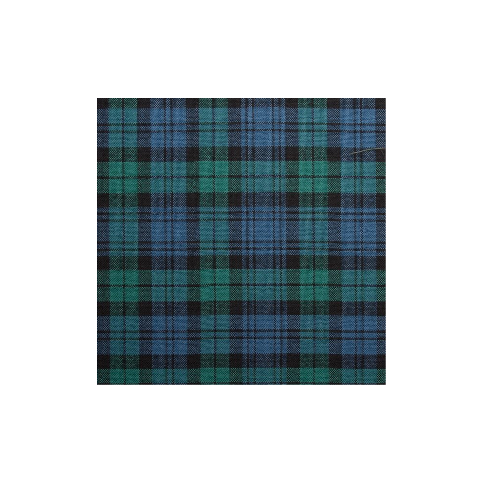 (Campbell Ancient) 100% Wool Scottish Made To Order Tartan T Bar Cufflinks - A-C TARTANS