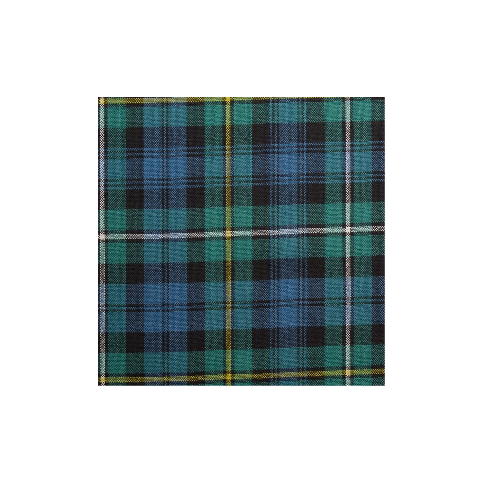 (Campbell Argyll Ancient) 100% Wool Scottish Made To Order Tartan T Bar Cufflinks - A-C TARTANS
