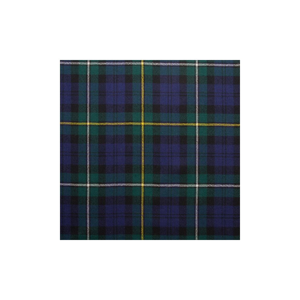 (Campbell Loudon Modern) 100% Wool Scottish Made To Order Tartan T Bar Cufflinks - A-C TARTANS
