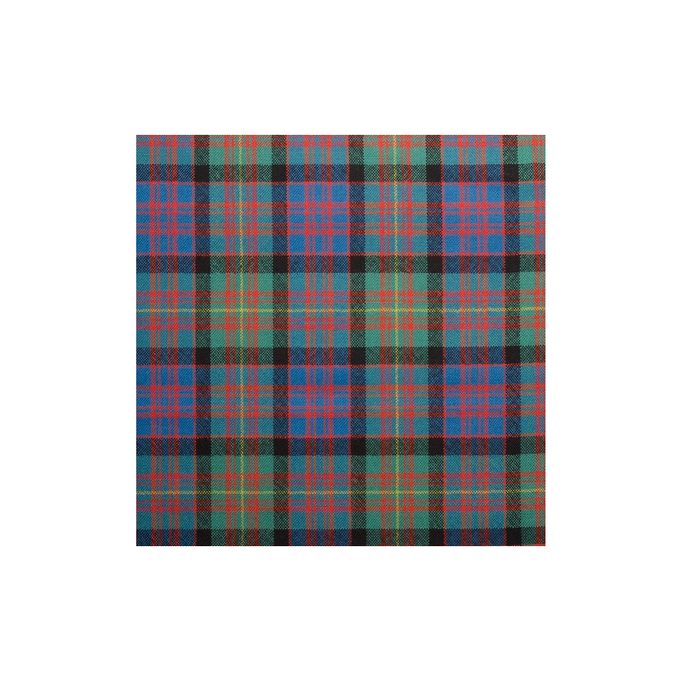 (Carnegie Ancient) 100% Wool Scottish Made To Order Tartan T Bar Cufflinks - A-C TARTANS