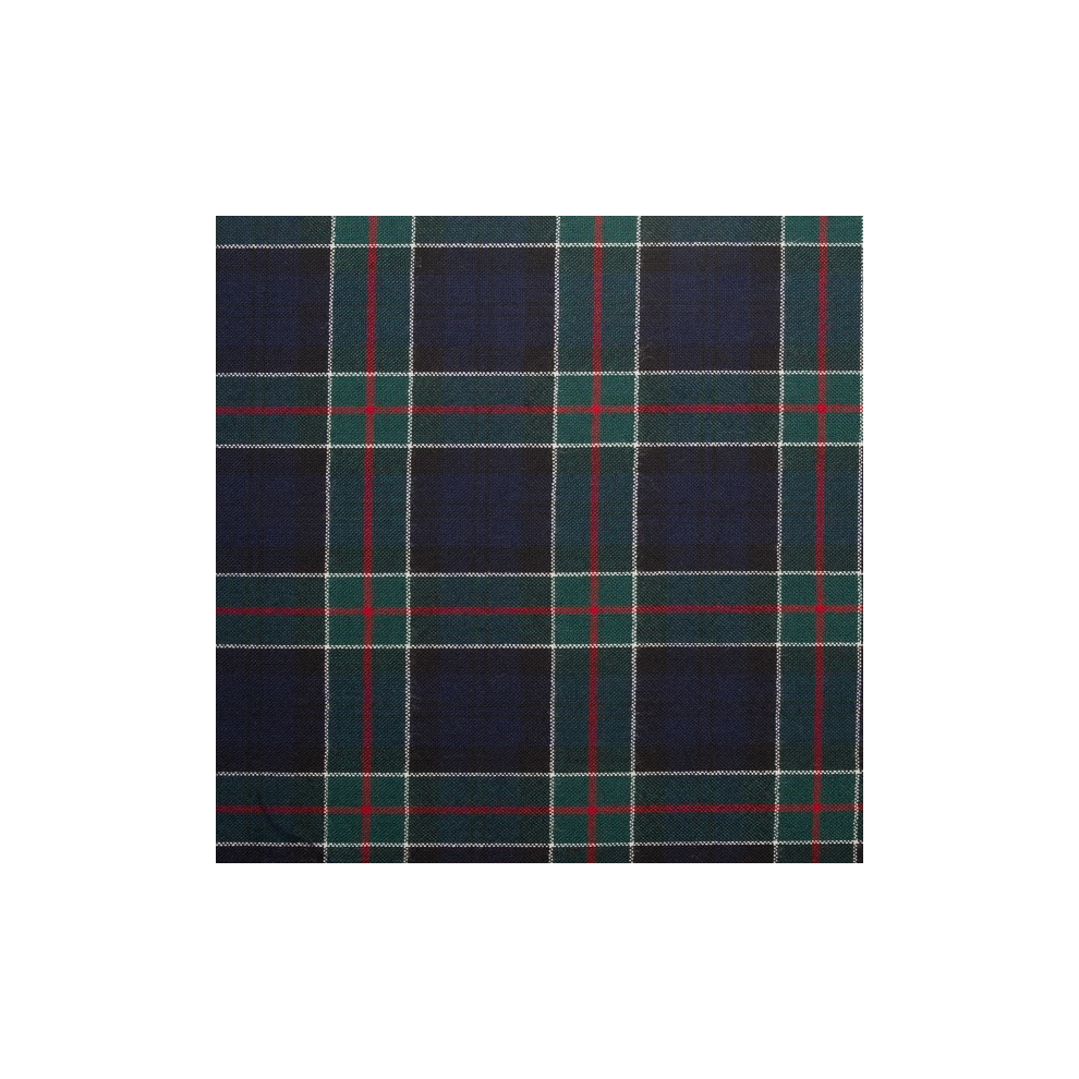 (Colquhoun Modern) 100% Wool Scottish Made To Order Tartan T Bar Cufflinks - A-C TARTANS