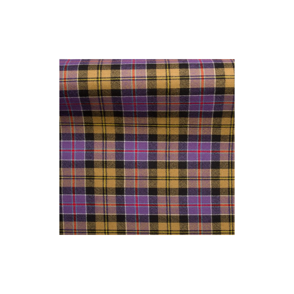 (Culloden Ancient) 100% Wool Scottish Made To Order Tartan T Bar Cufflinks - A-C TARTANS