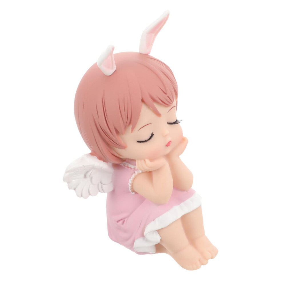 Annie Cake Decoration Desktop Ornaments Lid Plant Decor Cars Toy Angle Cake Decoration Party