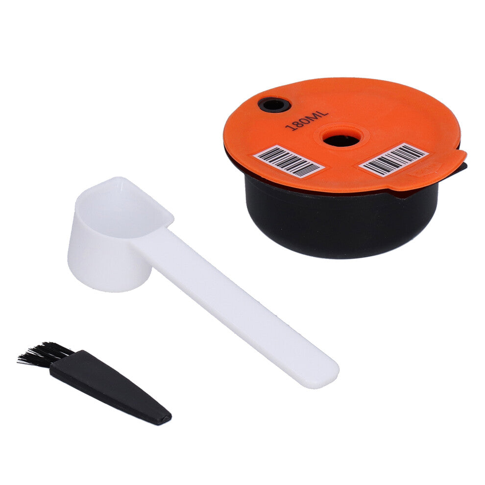 Refillable Tassimo Coffee Capsule Filter Orange 180ML with Accessories