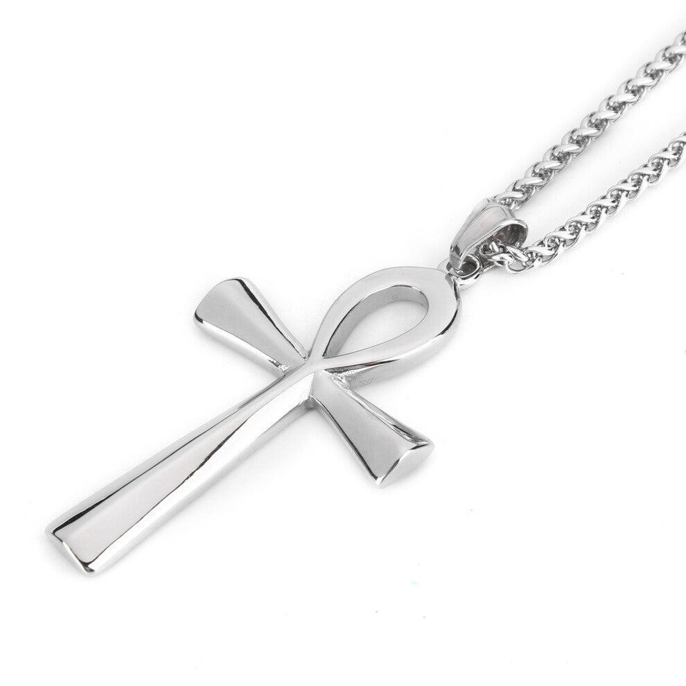 Men Stainless Steel Necklace Chain 56cm Pendant Accessory Gift