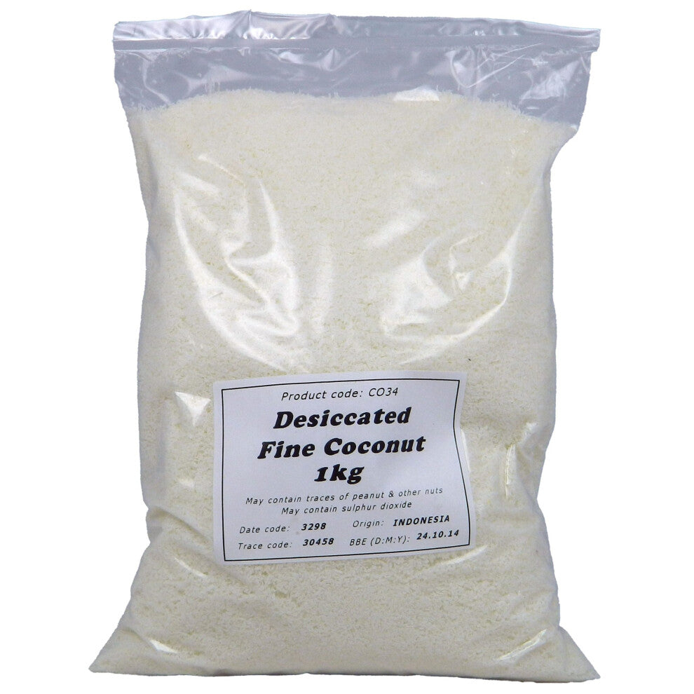 Afropol Fine Foods Premium Quality Desiccated coconut (fine) - 1kg