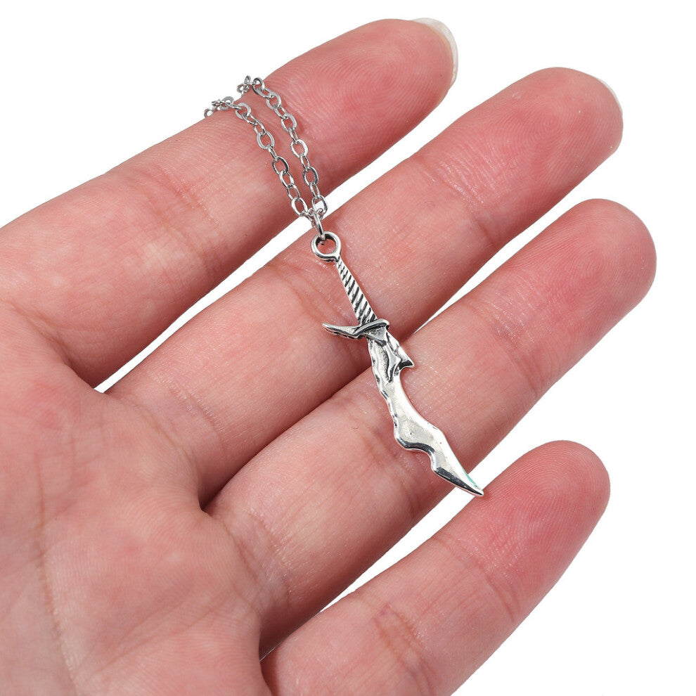 Leveling Anime Solo Sung Jin Woo Alloy Pendant Necklace For Cosplay Fans