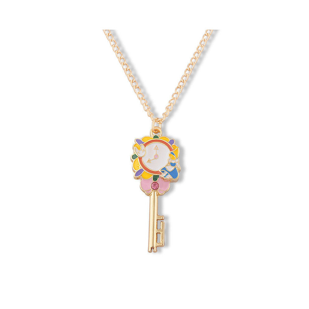(Style F) Captor Sakura Card Sailor Moon Pendant Necklace With Magic Wand Heart And Design