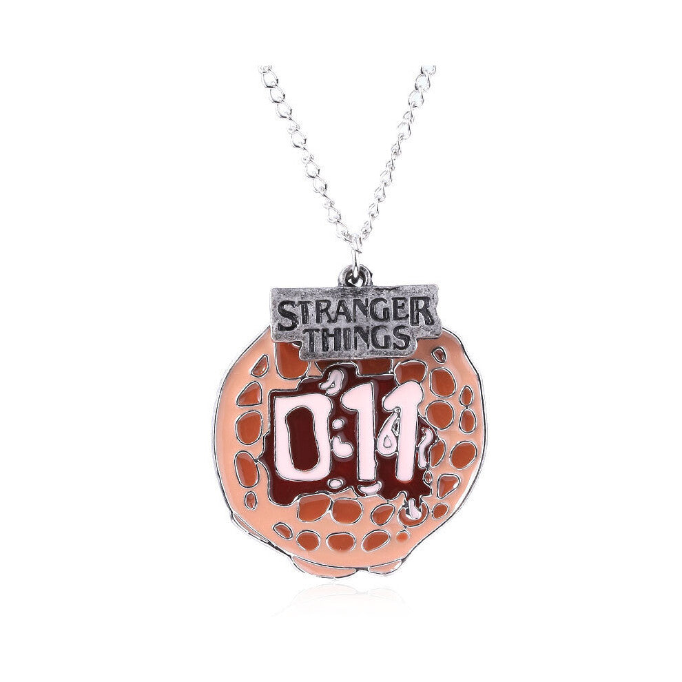 (Style L) Stranger Things Necklace With Multilayer Chain And Lightup Bulb For Pendant Gift