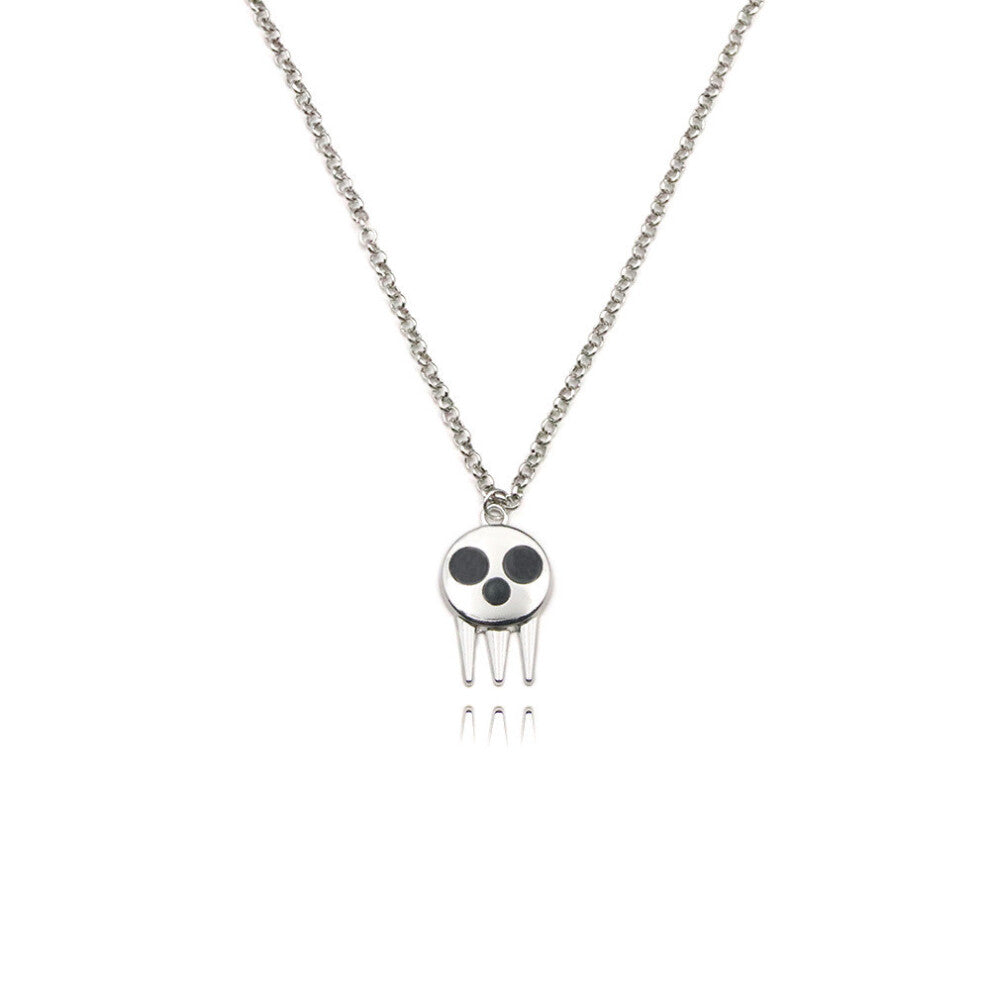 (Style C) Soul Maka Eater Skull Necklace Keychain For Anime Cosplay Gifts Fans And