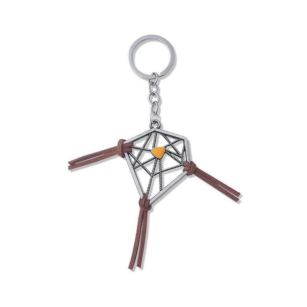 (Keychain) Death Capture Stranding Net Necklace Keychain With Multilayer Alloy Chain Gift