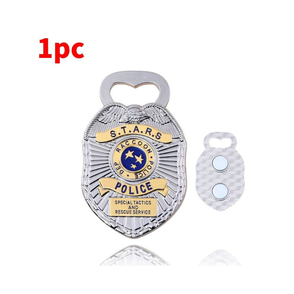 (Fridge Magnet) Raccoon Resident Evil City Eagle Badge Necklace With Alloy Material Fans For