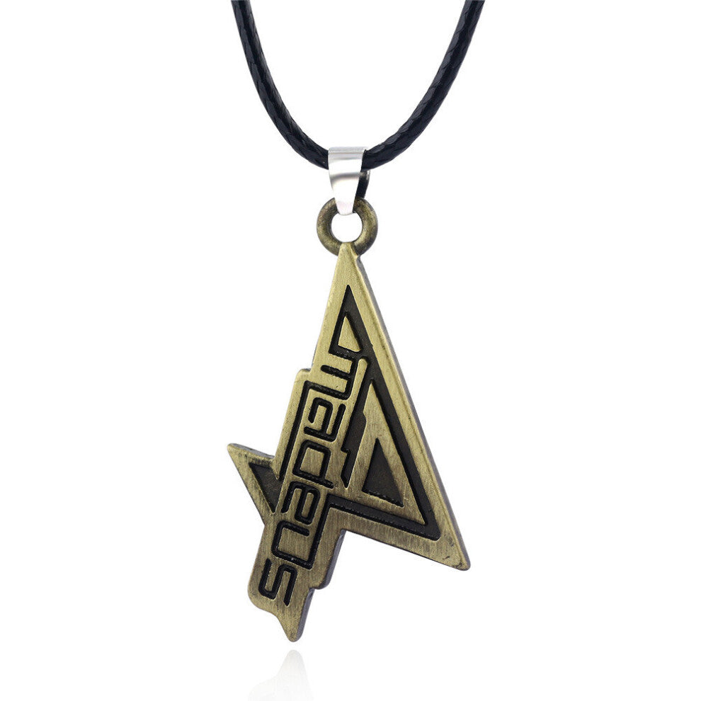 (Style C) Steins Anime Gate Necklace With Alloy Gear Pendant And Leather Gift For Chain