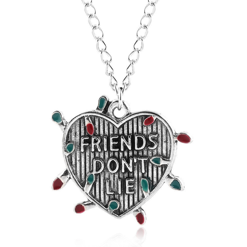 (Style G) Things Stranger Necklace With Multilayer Chain And Lightup Bulb Gift For Pendant