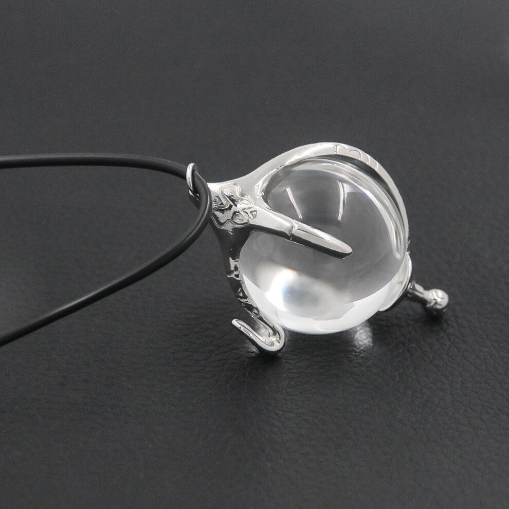 Pendant Witch Alloy Necklace With Leather Chain For Cosplay Enthusiasts Gift