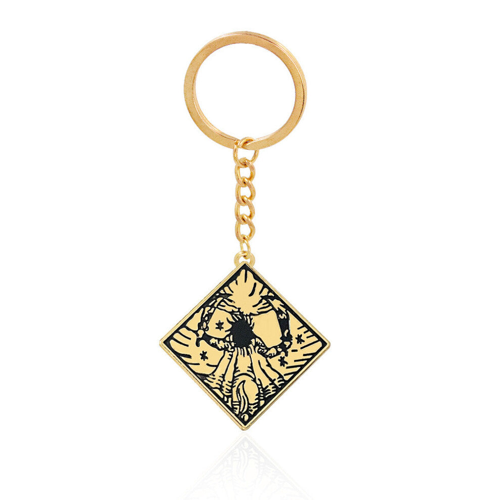 (Style H) Pendant Elden Ring Necklace With Alloy Charm For Fans Gift And Collectors