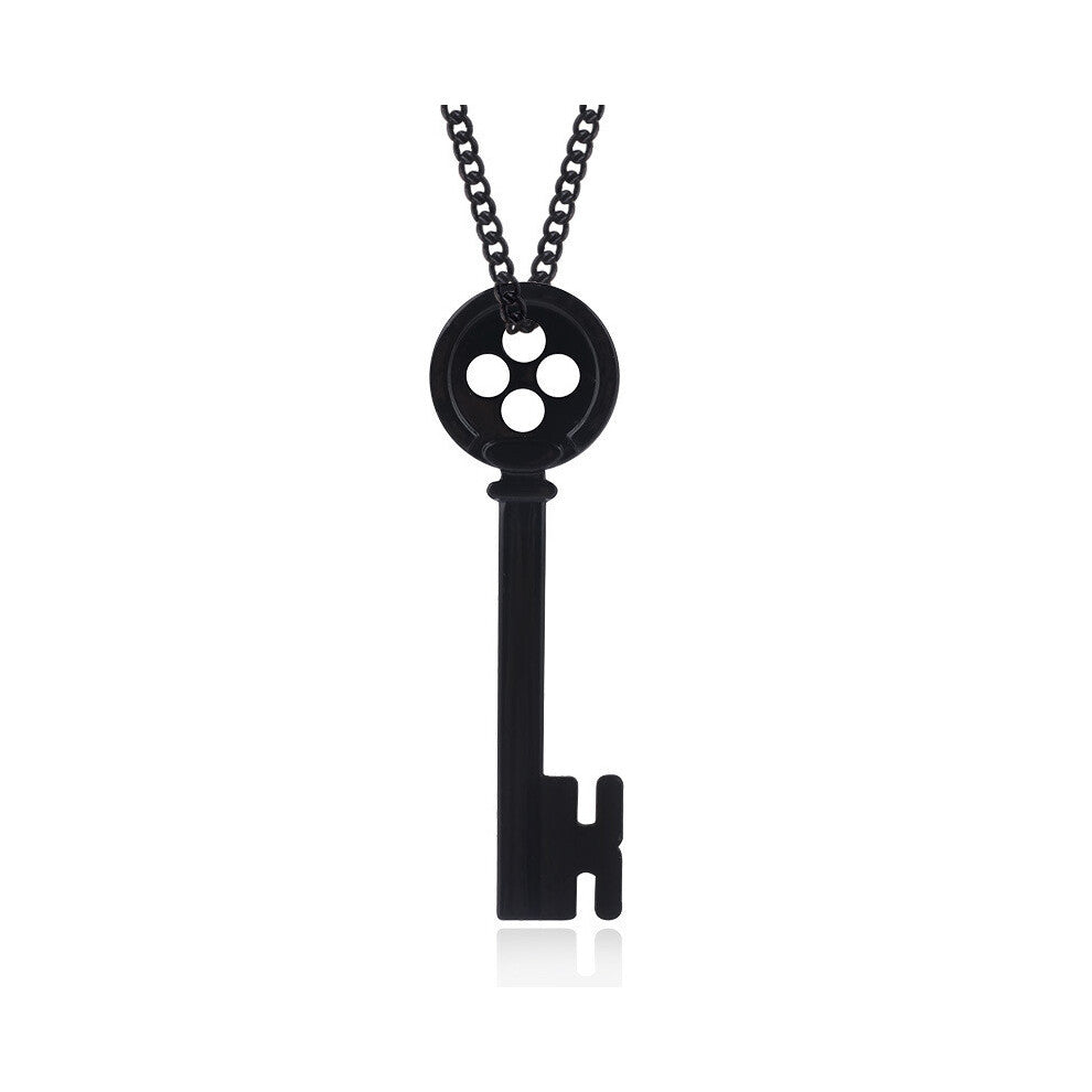 (Key) And The Coraline Secret Door Halloween Jewelry Chain Necklace For Gift Cosplay