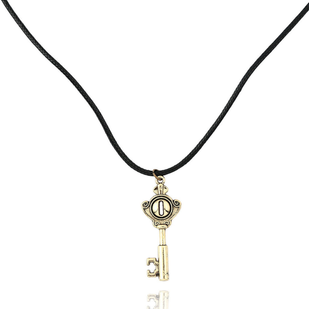 (A) Owl The House Vintage Eye Key Design Alloy Pendant Necklace Fans Anime For