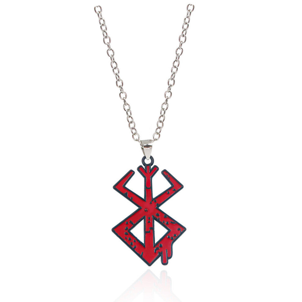 (StyleD) Necklace Berserk Pendant With Electroplated Alloy For Enthusiasts Gift Anime