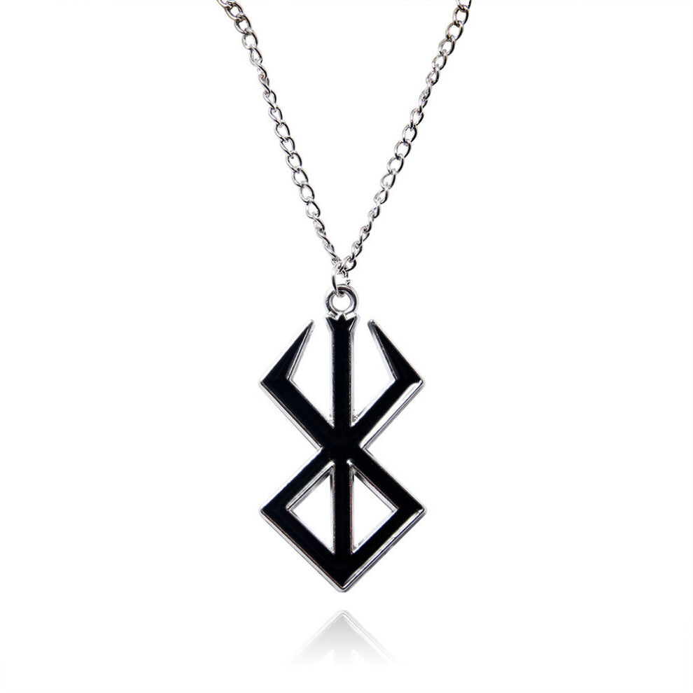 (StyleF) Necklace Berserk Pendant With Electroplated Alloy For Enthusiasts Gift Anime