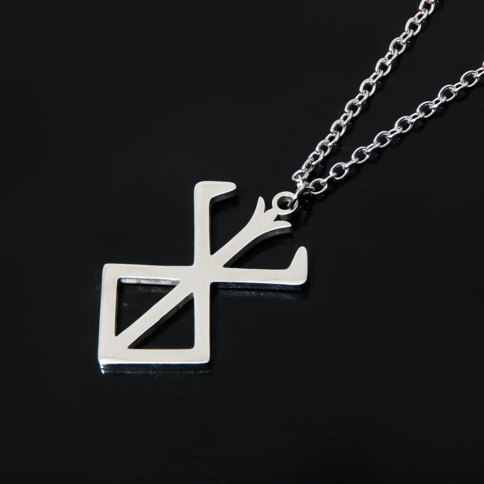 (StyleG) Necklace Berserk Pendant With Electroplated Alloy For Enthusiasts Gift Anime