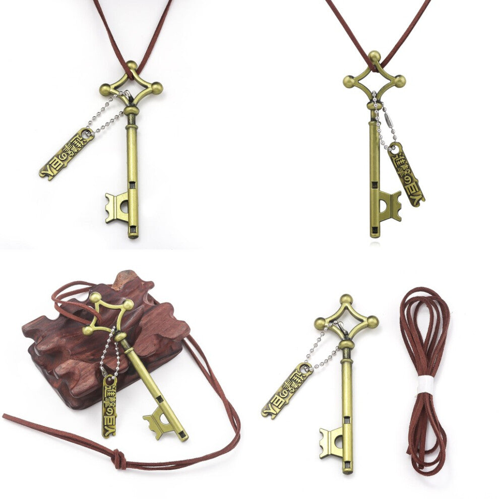 Titan On Attack Eren Underground Key Necklace With Alloy For Cosplay Pendant