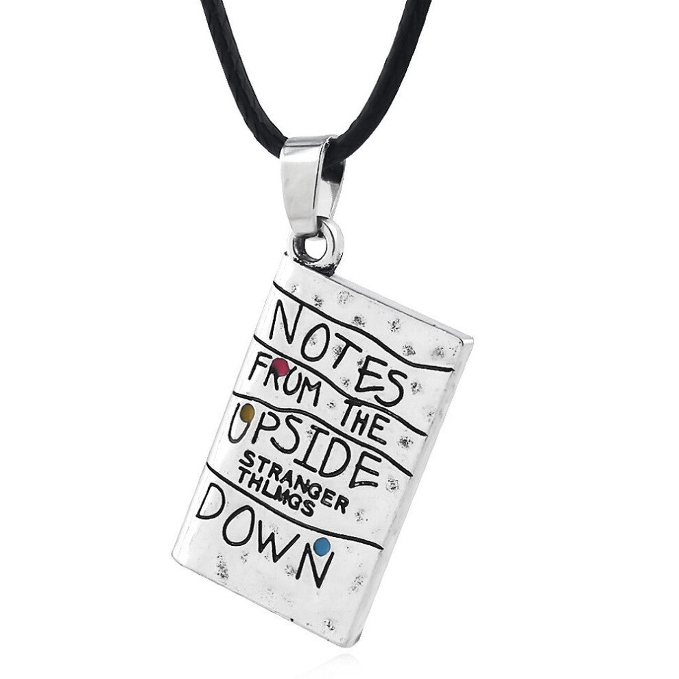 (Style F) Necklace Things Stranger With Multilayer Chain And Lightup Bulb For Pendant Gift