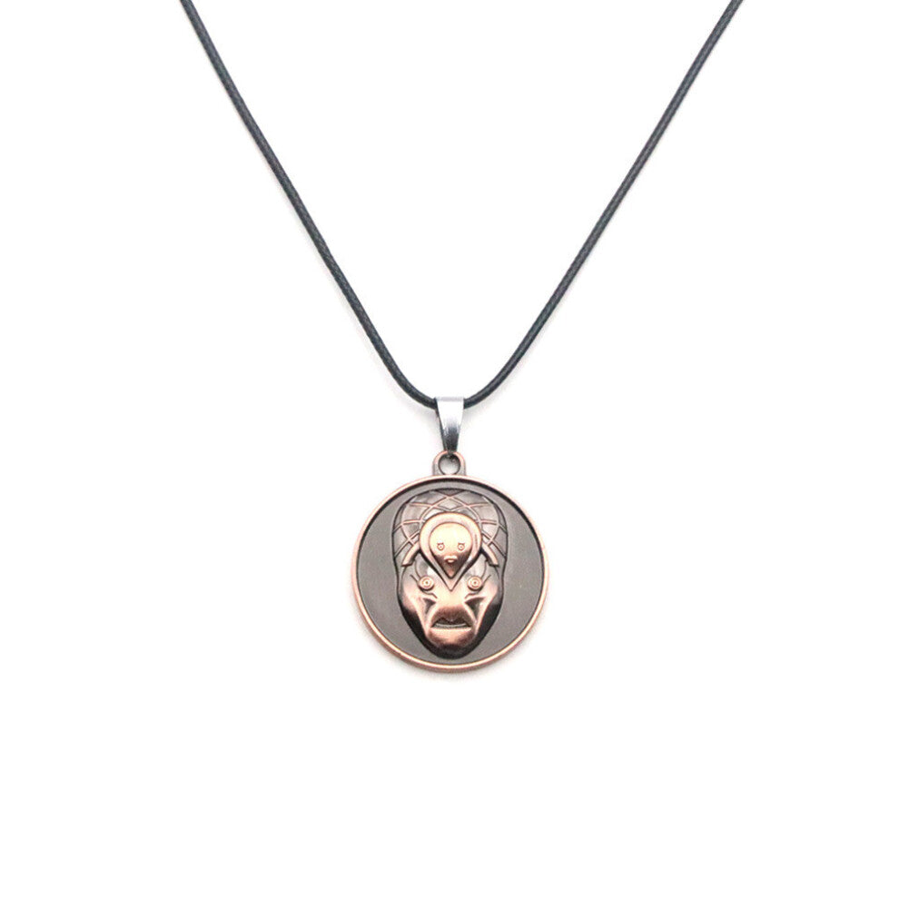 (Style3) Bizarre Adventure Jojos Arrow Hat Mask Skull Alloy Keychain Necklace Pendant