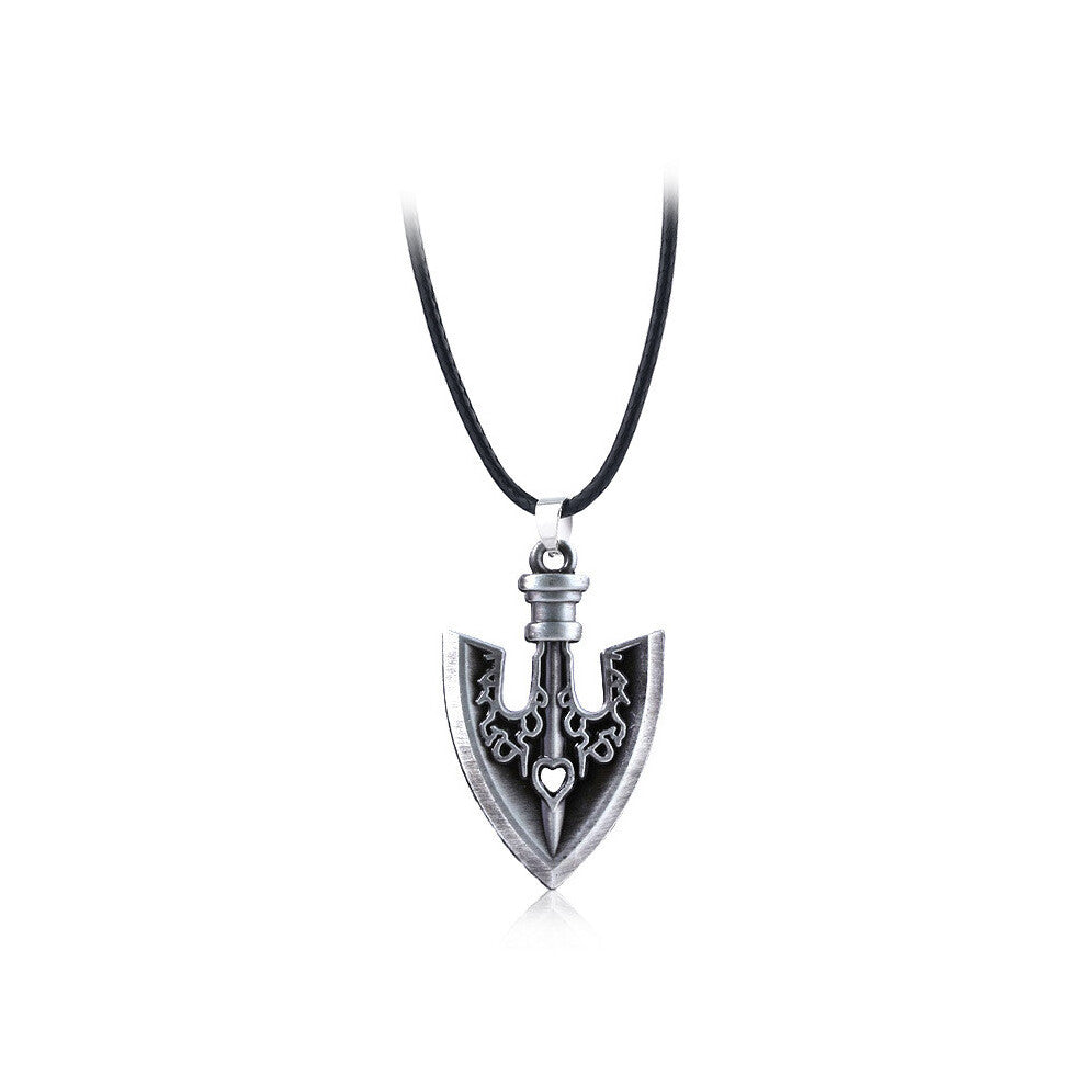 (Style1) Bizarre Adventure Jojos Arrow Hat Mask Skull Alloy Keychain Pendant Necklace