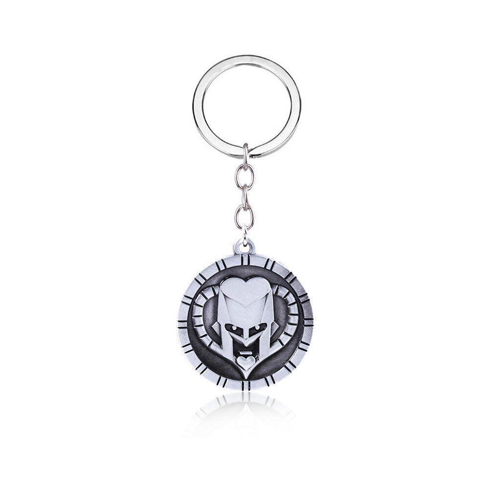 (Style16) Bizarre Adventure Jojos Arrow Hat Mask Skull Alloy Keychain Pendant Necklace