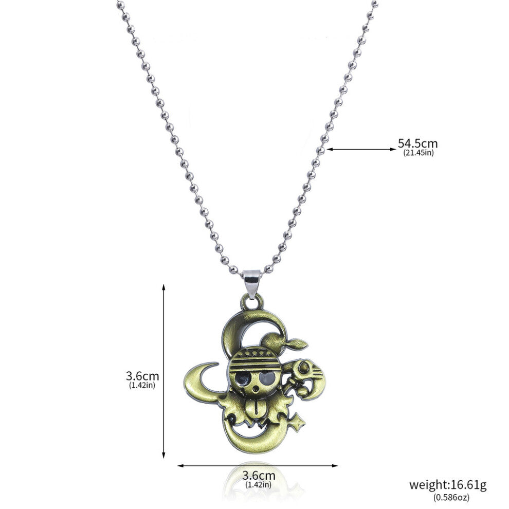 (Style22) One Luffy Piece Ace Tony Straw Hat Wanted Poster Necklace Keychain Pendant